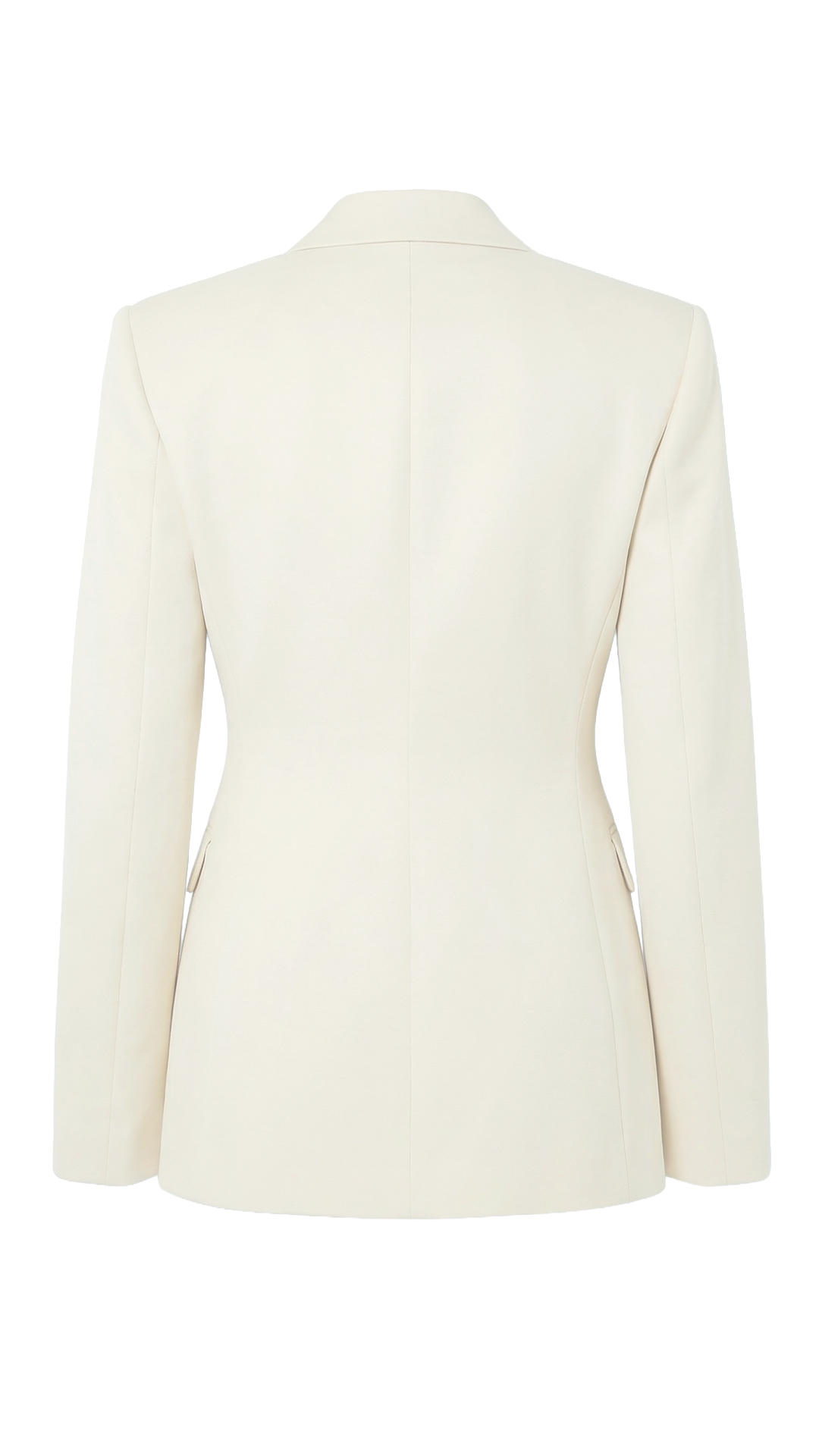 Cross Over Blazer: Creme