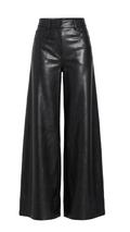 Hoop Leg Leather Pants